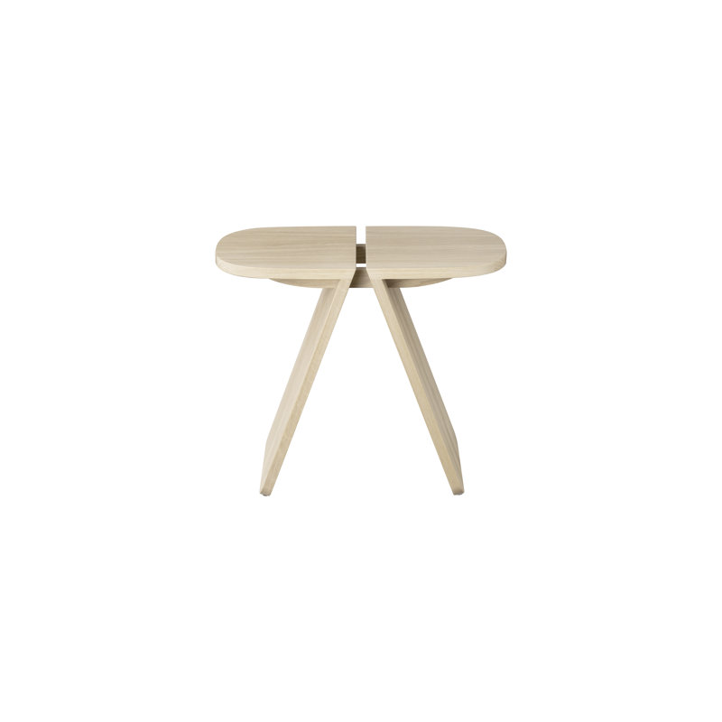 Avio Accent Stool, 17.7" H X 21.7" W X 11.8" D, Black Oak