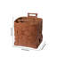 Panier à linge avec poignées en cuir French Chic-628360005