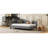 L-Shaped Linen Daybed, With Solid Wood Legs-1560532903-1560532902