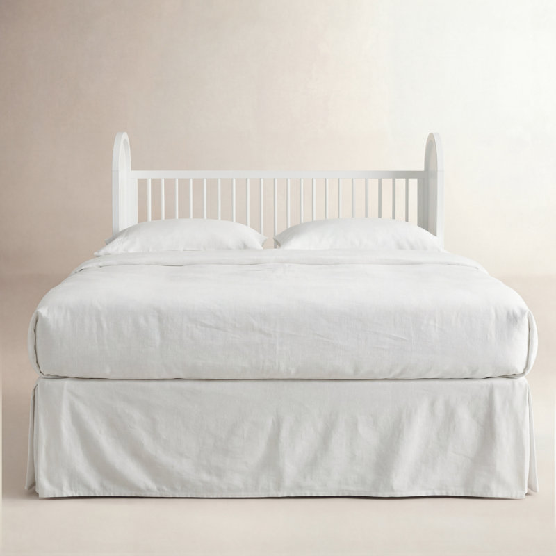 Aspen Toddler Guardrail, Black, White