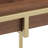 Simmerman Square Iron End Table