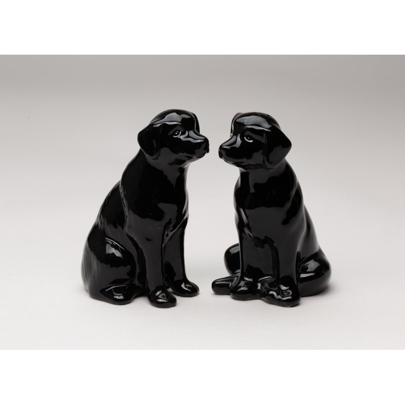 Ensemble salière et poivrière Black Labrador