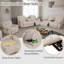 Ensemble de canapé inclinable 3 pièces-1263852806