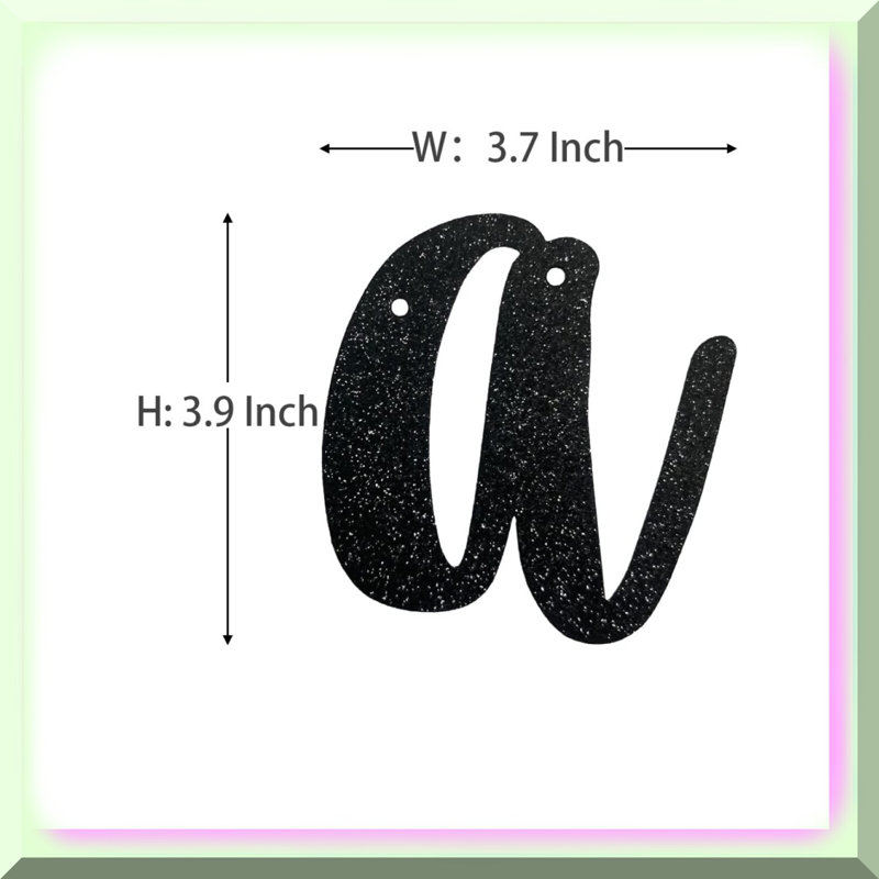 3 Pack Glitter Triangle Banners