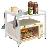 Makay  Extendable Microwave Oven Rack Shelving Unit
