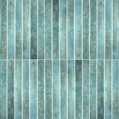Nottingham 2" x 15" Zellige Porcelain Wall Tile