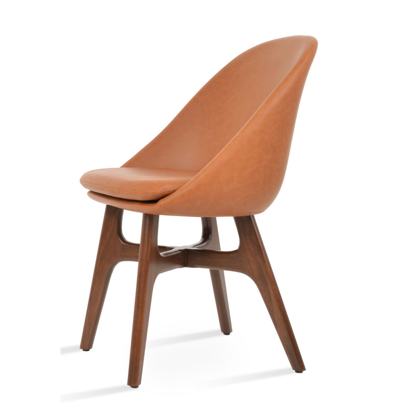 Chaise en bois Avanos, Caramel