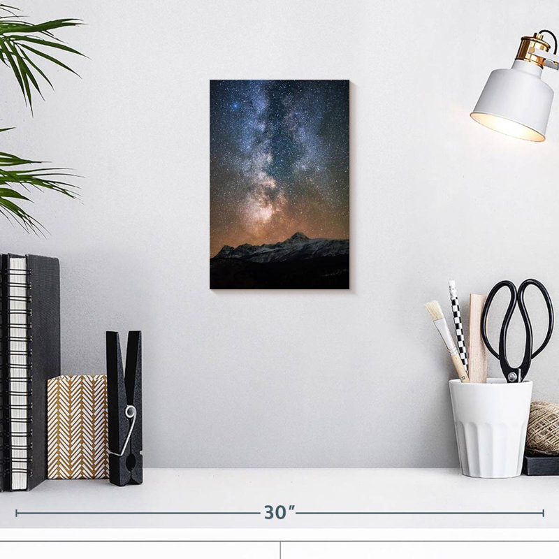 Oberle Milky Way Over Banff, 12" H x 8" W