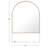 Flemmie Metal Flat Wall Mirror-70051743