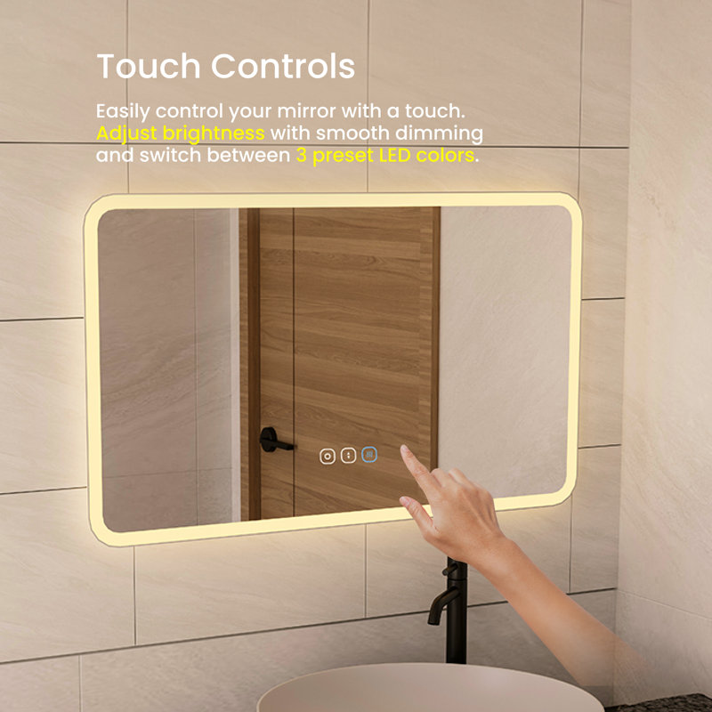 Miroir de salle de bain Ecoway Halo