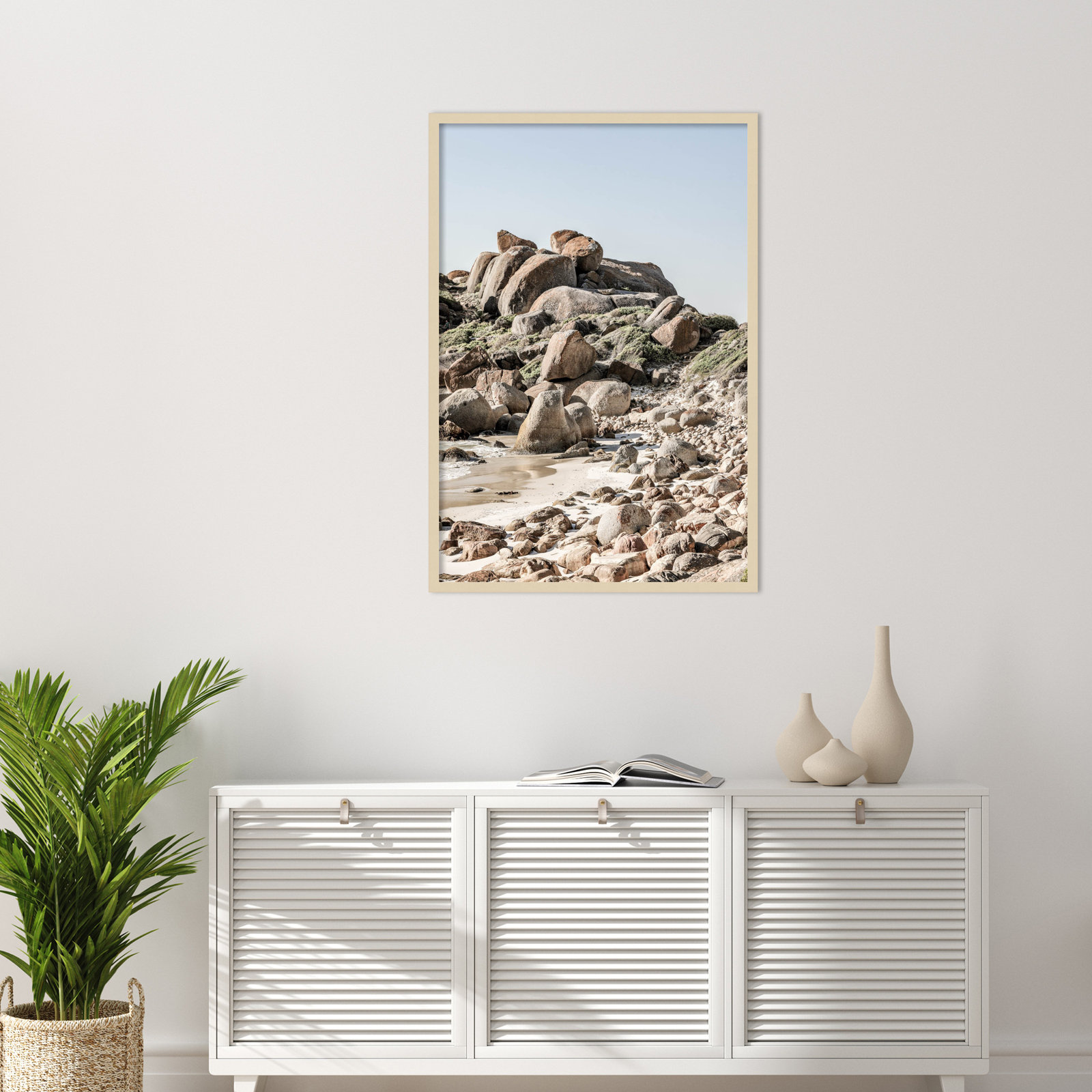 Paisely "Boulder Beach No 2" Print, Brown, 41" H x 28" W