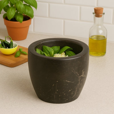 Marble Mortar And Pestle Set