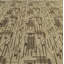 Tapis européen rétro brun foncé / brun clair 7 pi x 10 pi 4 po style Mid-20Th Century