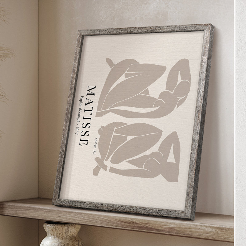 Matisse CCL III, reproduction d'art encadrée - bois massif, H 15 po x l 12 po