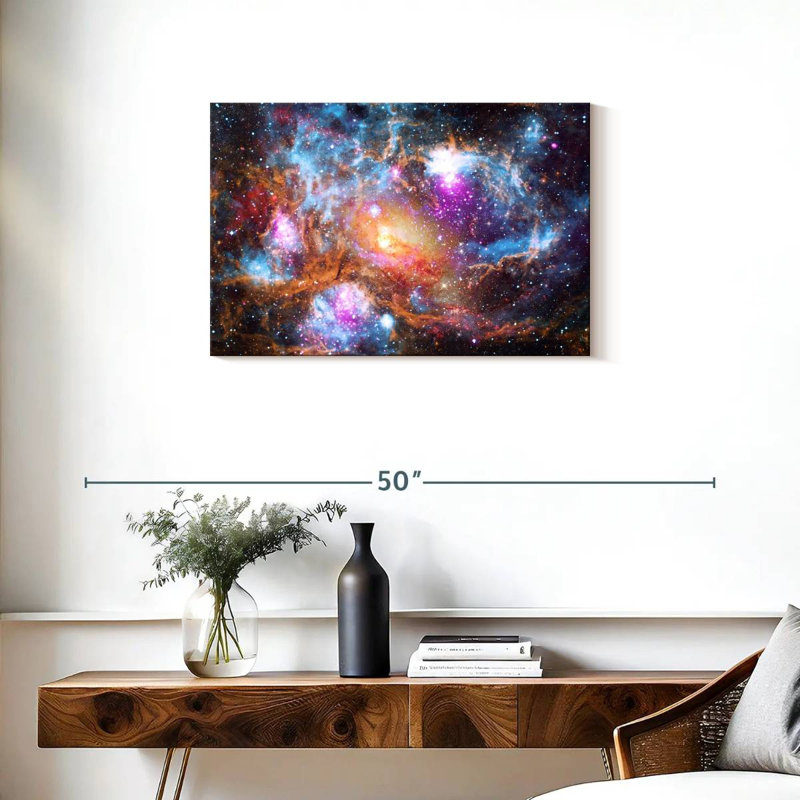 Oberle Cosmic Galaxies, 20" H x 30" W