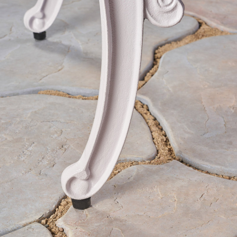 Chaise avec accoudoirs PHOENIX (ensemble de 2), Blanc