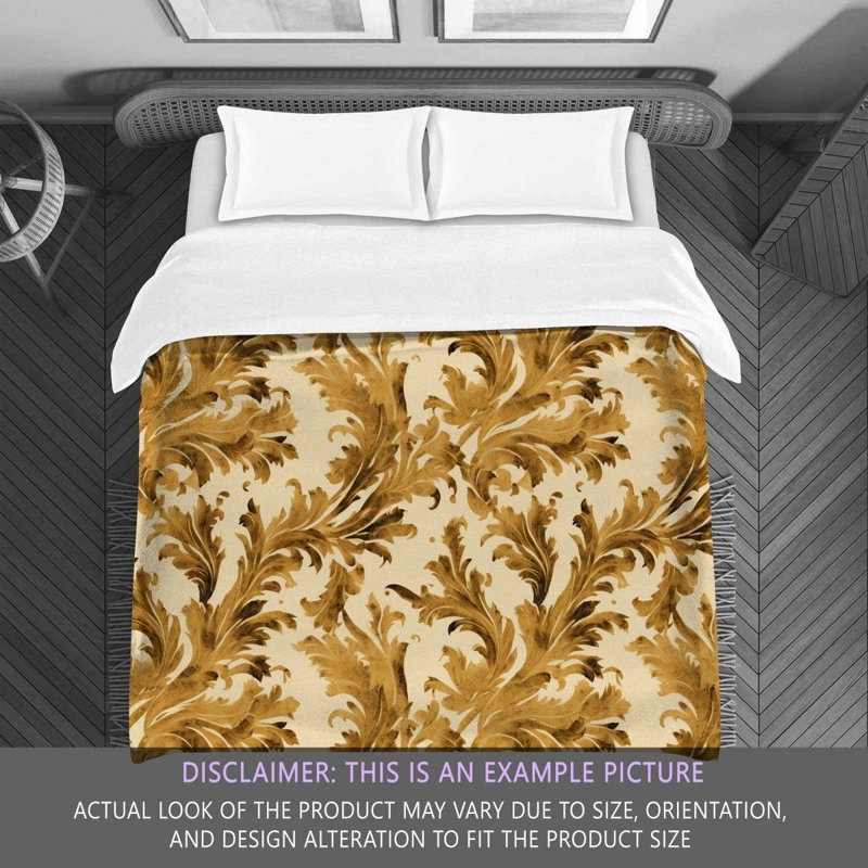 Polyester Floral Comforter, Twin Extra Long Comforter