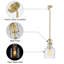 Luminaire suspendu 1 lumière transparent-1403868258