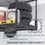 Support pour plafond réglable en acier l 72 po Maryorie-1900081278-1907715243