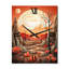 Cactus Tangerine Twilight - Horloge murale surdimensionnée Cactus-1453342192