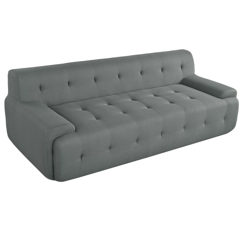 Canapé rembourré 3 places U_Style 86,2 po, Gris