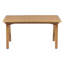 Table de patio extensible en acacia à lattes, finition teck, 150-200 cm