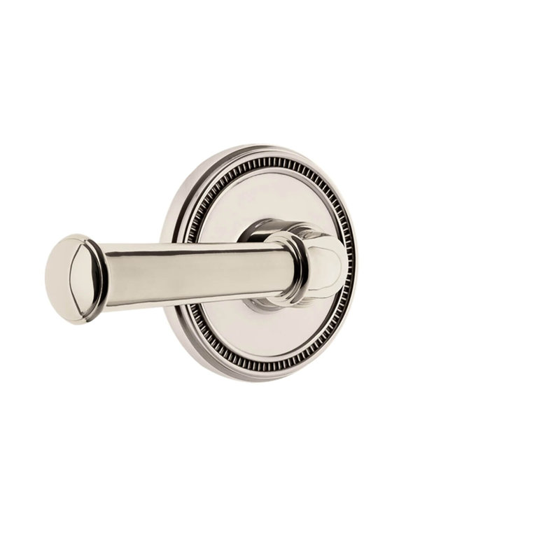 Levier d'intimité Grandette Soleil Rosette Georgetown, 2 3/4", Nickel poli