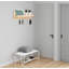 Porte-clés mural avec tablette et 7 crochets, porte-courrier et porte-clés décoratif pour laisses et verres-567075036
