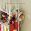 Bibliothèque étroite en acier pour chambre à coucher - Tablette de coin murale peu encombrante au design simple