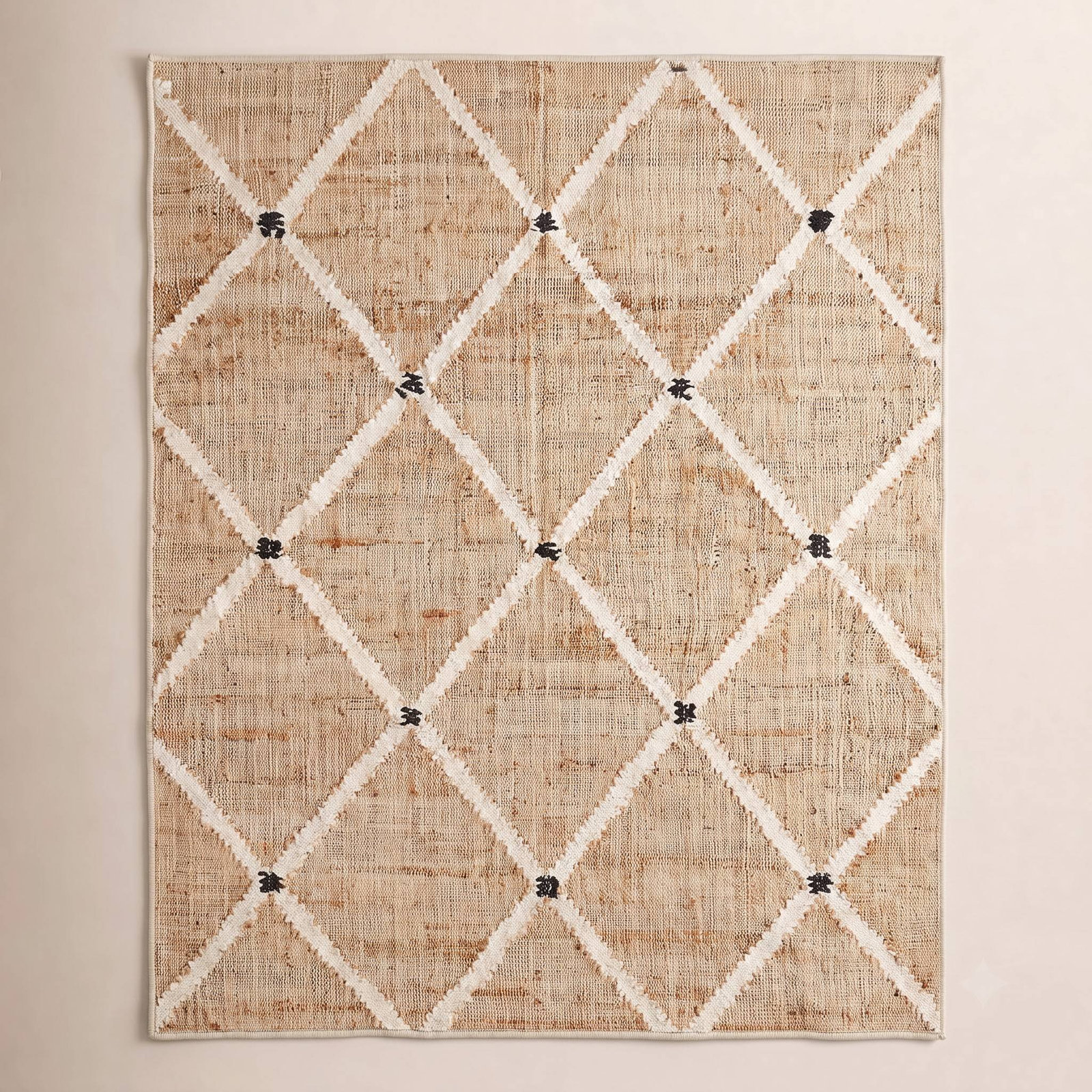 Kali Natural Machine Printed Washable Rug, Runner 2'6" x 8'