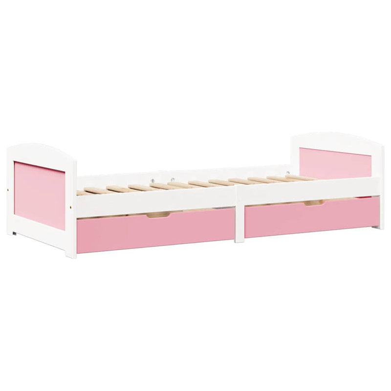 Danial Daybed, White/Rosa