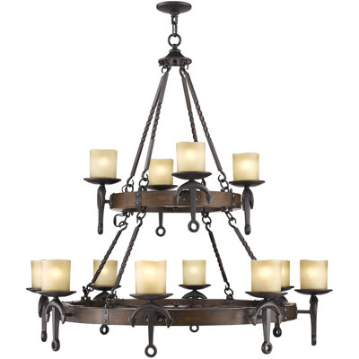 12 - Light Tiered Chandelier