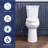 Elongated 20.7" Chair Height Two-Piece Toilet, 1.28 GPF Single Flush, Soft-Close Seat, MaP 1000g