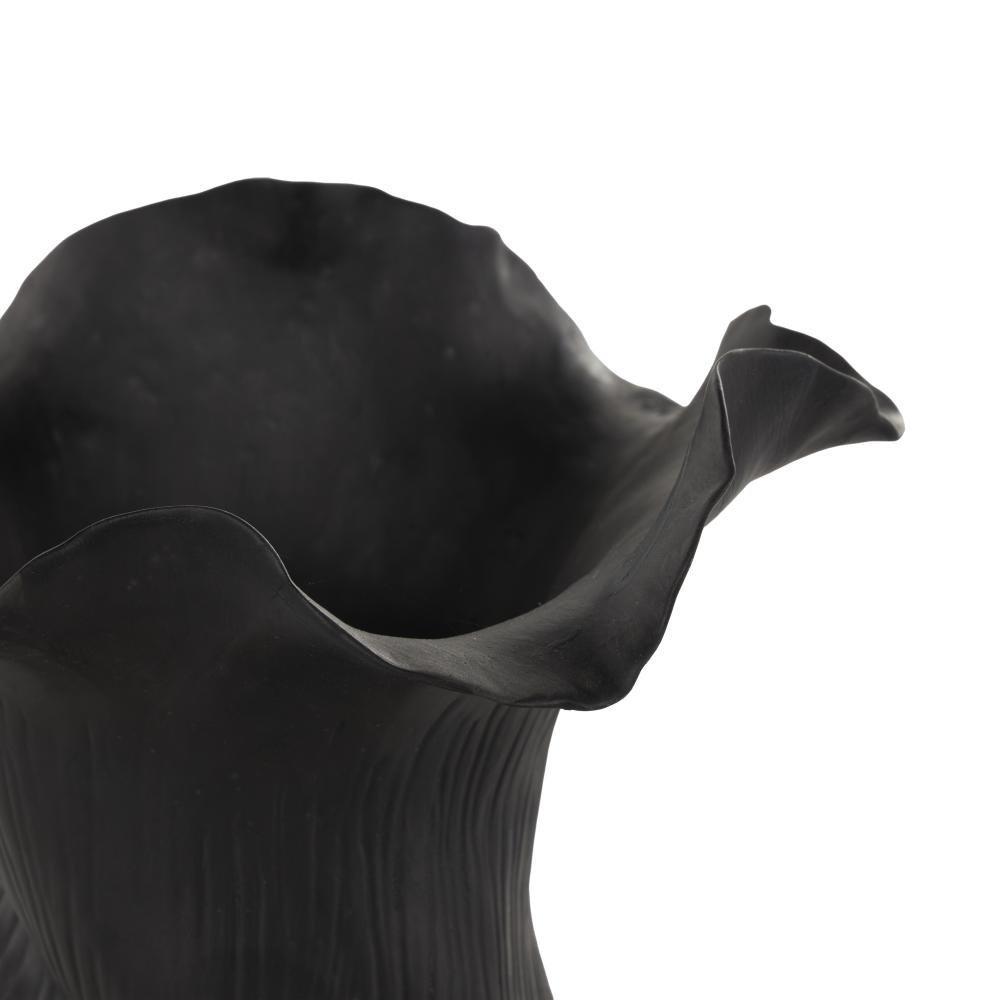 Bia Ceramic Table Vase, Black