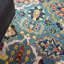 Tapis turquoise / ivoire / jaune Welaka-1623388809