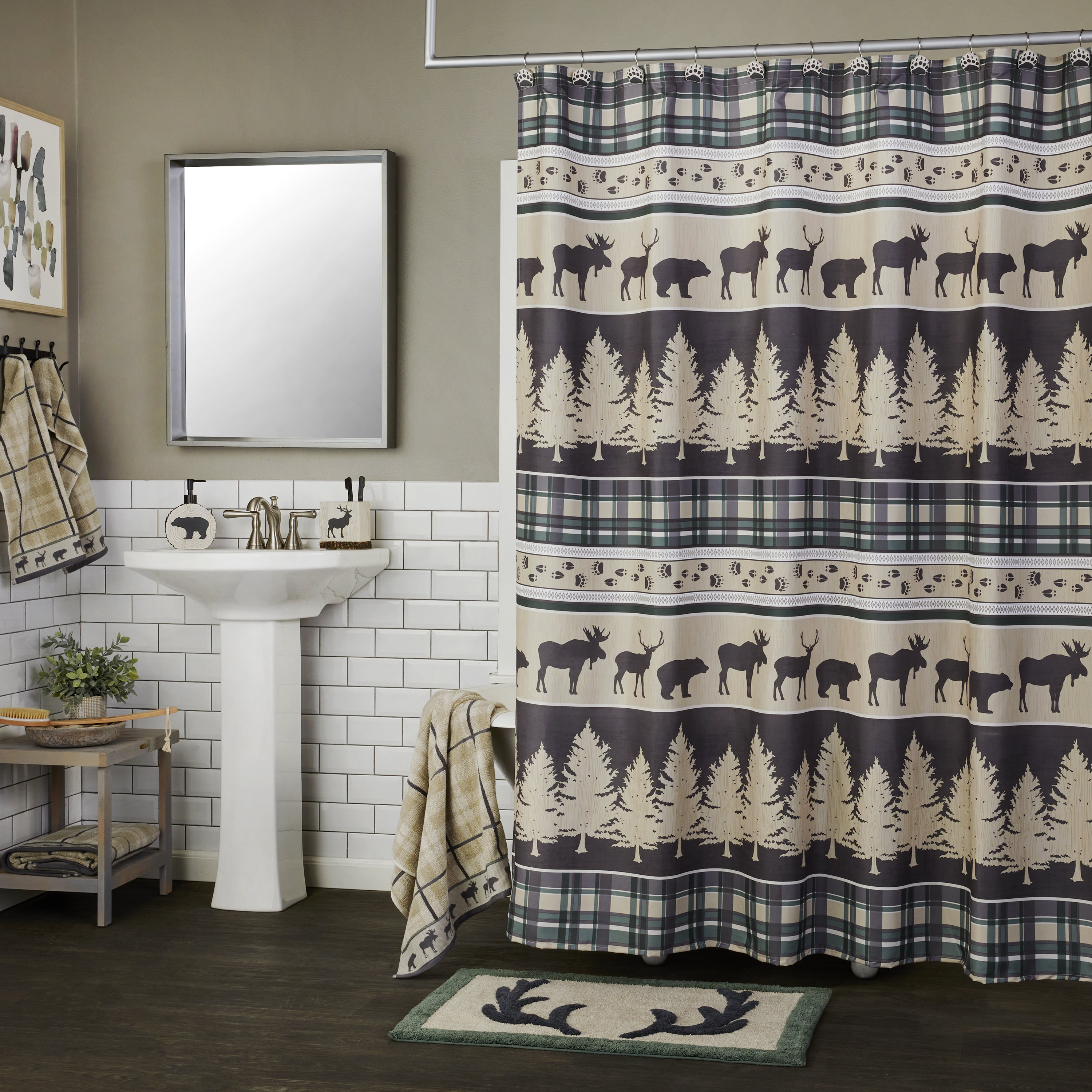 Loon Peak Dexter Single Shower Curtain & Reviews | Wayfair