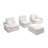 Premium L-shaped Sofas, Chenille Fabric, Modern Design For Compact Spaces