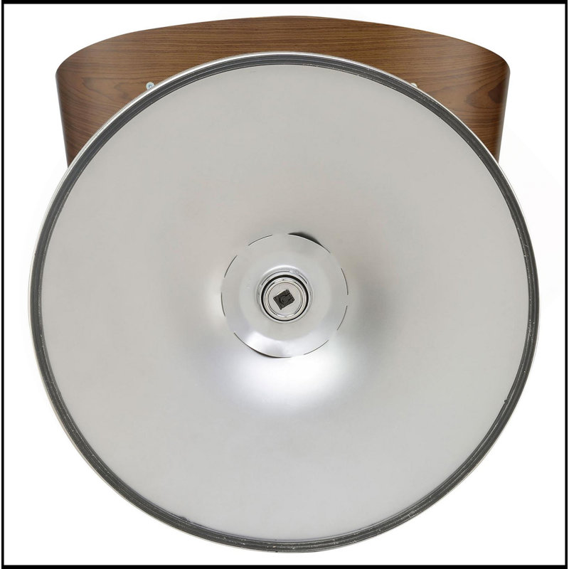 Ecru And Chrome Adjustable Bar Stool