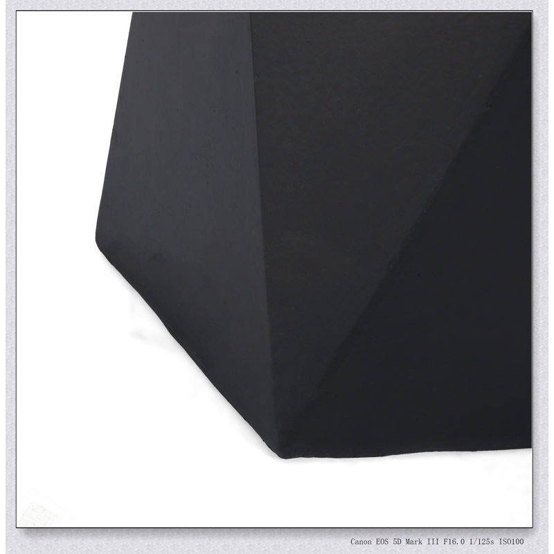 2-In-1 Irregular MGO End Table, Split Design For Versatile Use,  For Small Spaces And Indoor Outdoor Settings, Black
