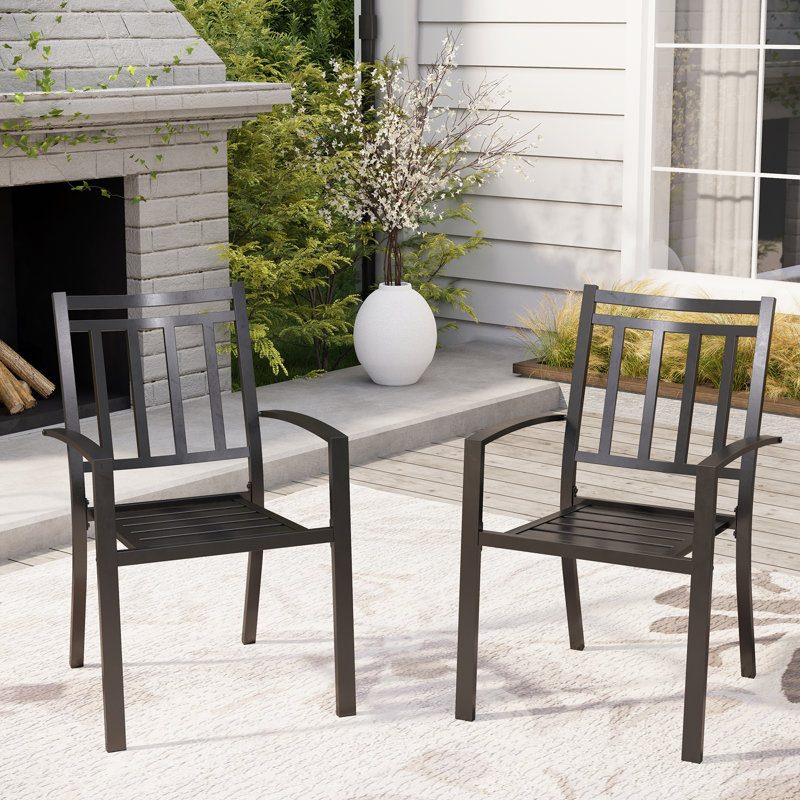 Stacking Patio Dining Armchair