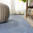 Asam Solid Low-Pile Classic Blue Rug-1582391007