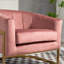 Fauteuil d'appoint rembourré de luxe avec cadre en velours, fauteuil de coiffeuse polyvalent et polyvalent pour l'intérieur et la maison-1627102460