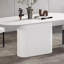 Table et chaise ovales simples et pratiques-105844005