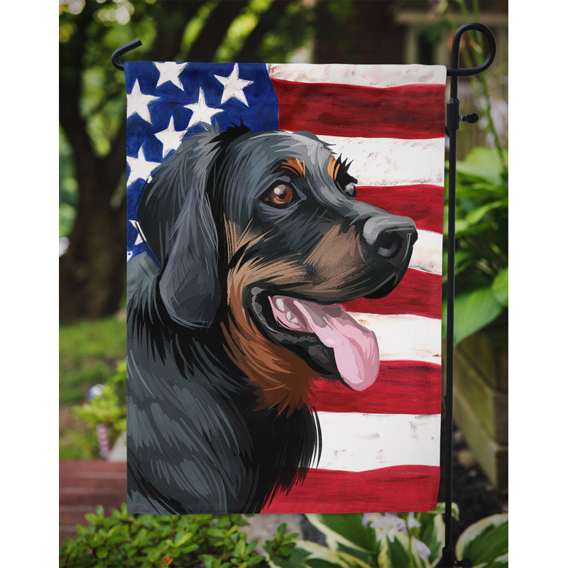 Polyester à 2 côtés 15 x 11 po drapeau de jardin, Chien de chasse polonais