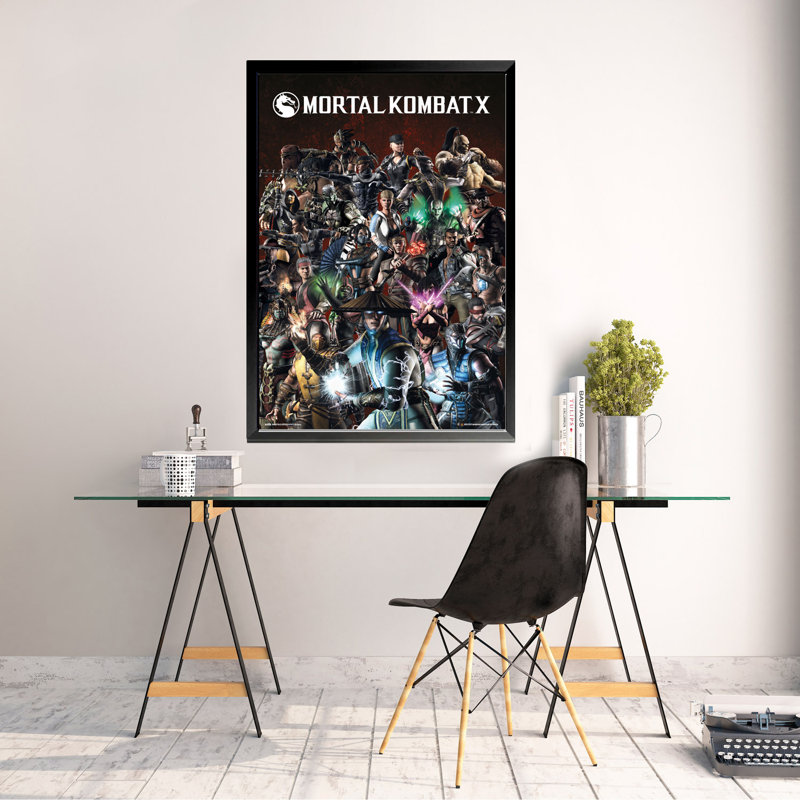 Affiche encadrée «X» encadrée de personnages de X 36 x 24 FANTASY