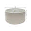 Abat-jour tambour en lin 9 po H