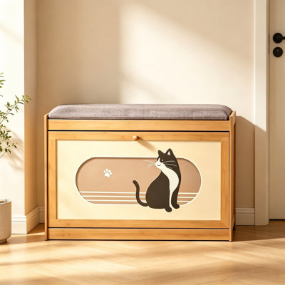 6 Pair Shoe Storage Bench