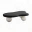 Table basse en forme de nuage avec 3 pieds sphériques - Gris-197482365-197482358