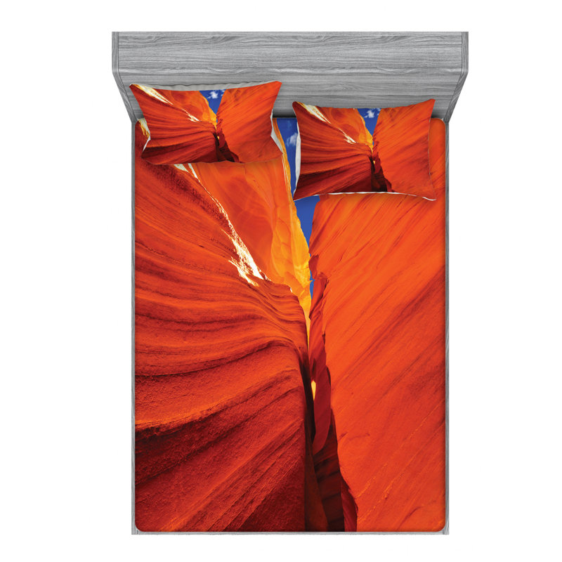 Microfiber Sheet Set, Queen Sheet Set + Fitted Sheet + 2 Pillowcases
