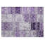 Tapis d'extérieur lavable et antidérapant 2 pi x 3 pi mauve